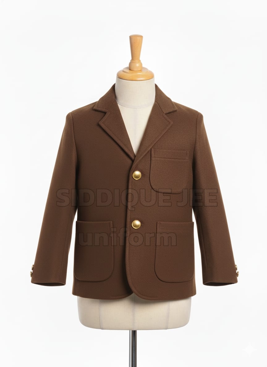 Brown-Wool Coat