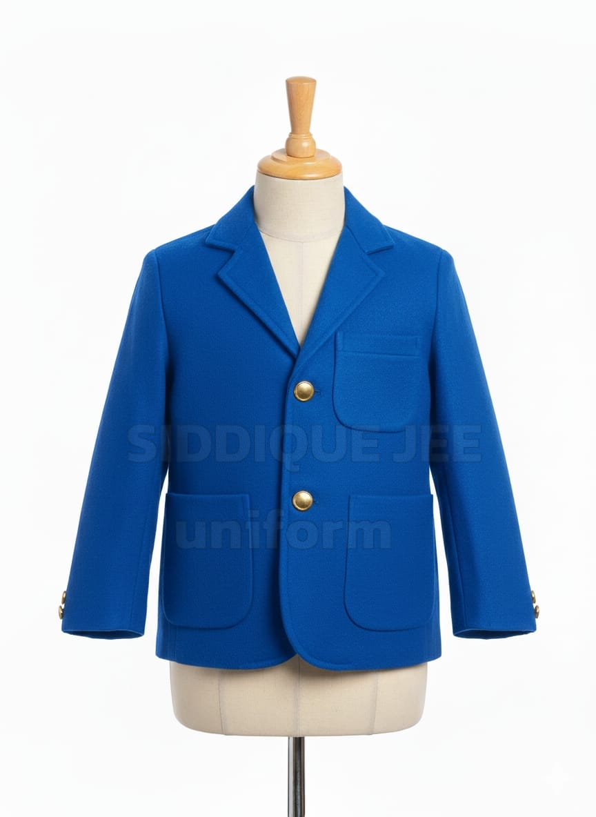Royal Blue-Wool Coat