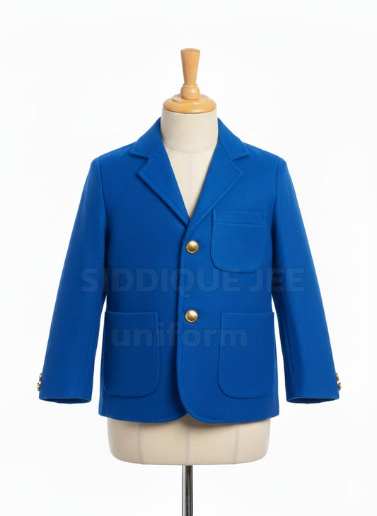 Royal Blue-Wool Coat