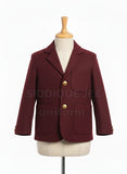 Maroon-Wool Coat