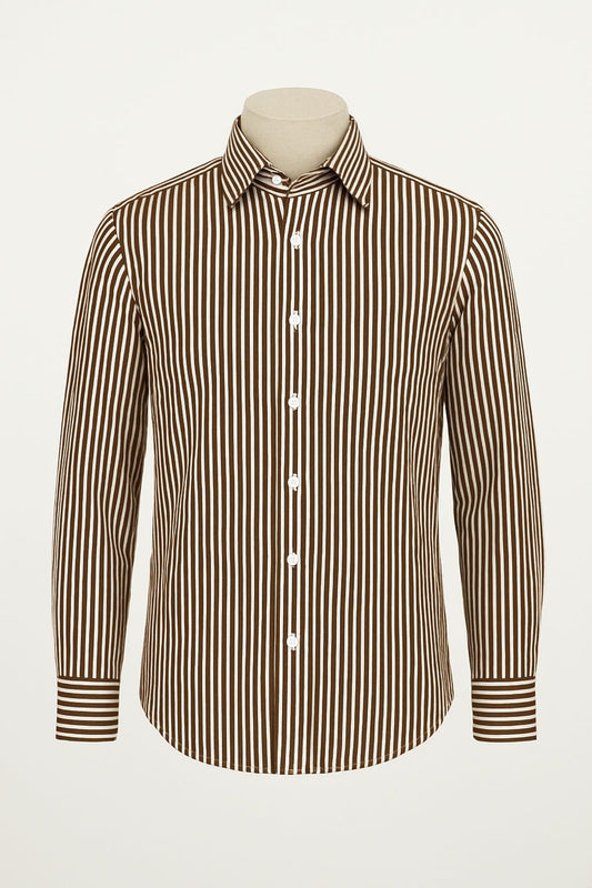 Brown line- Shirt