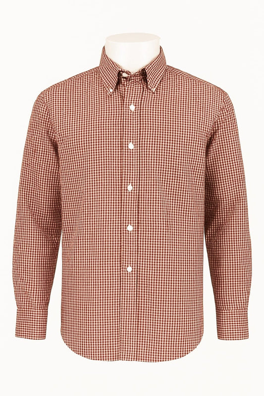 Light Brown Check - Shirt