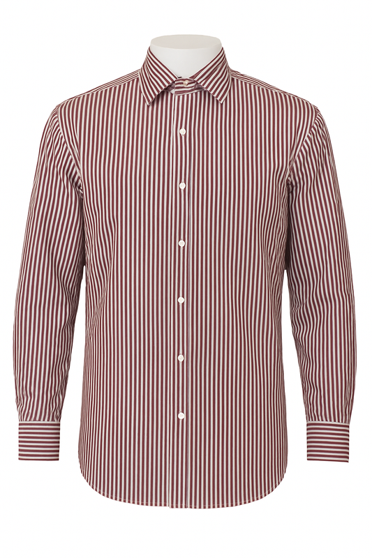 Maroon Line- Shirt
